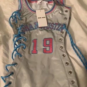 A reflective dress from Shane Justin collection